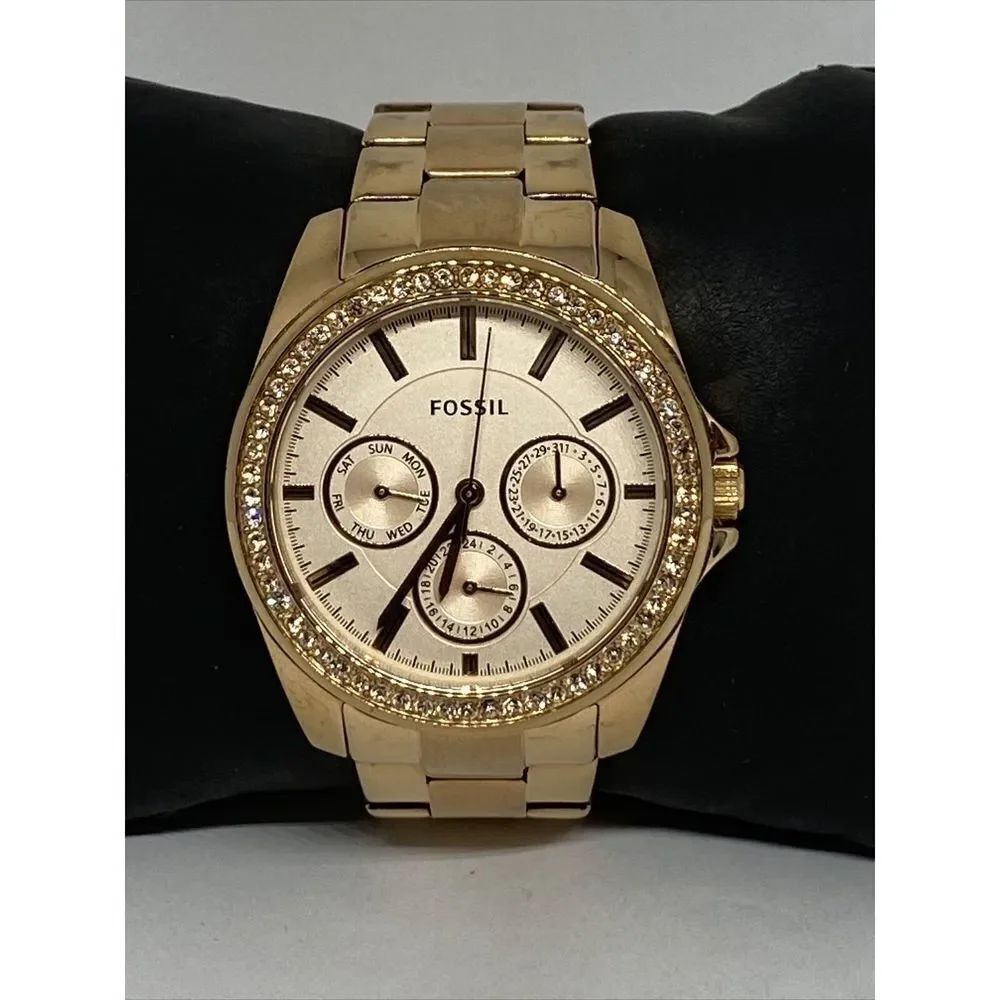 Fossil Janice BQ3316 Womens Stainless Steel Analog Dial Quartz Wrist Watch WO699